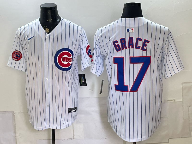 Men 2026 Chicago Cubs #17 Grace white Game Nike MLB Jersey 0804001->chicago cubs->MLB Jersey